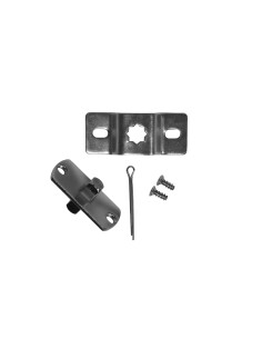 Soporte para motor Blu 45 de 30 Nm para cajón de obra. Cuerpo de acero y cabezal de plástico.