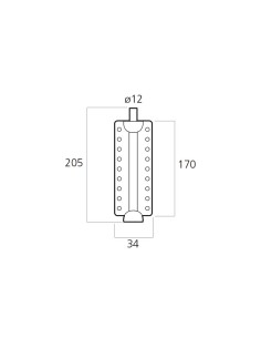 Guía cable para torno empotrado. Su uso se recomienda para mantener el cable del torno en su lugar y evitar que se mueva o se de 2