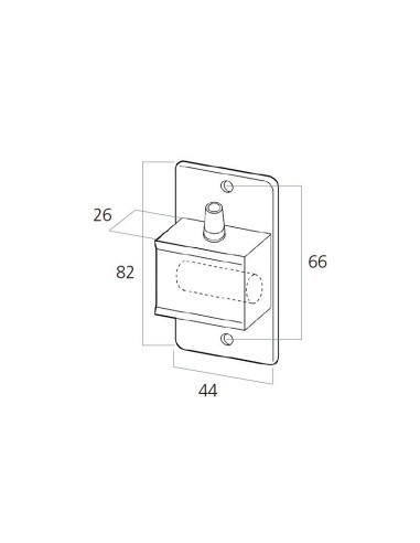 Guía cable para torno exterior. Su uso se recomienda para mantener el cable del torno en su lugar y evitar que se mueva o se des