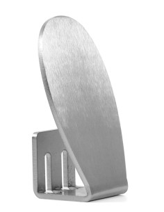 Pedal en acero inoxidable AISI 304 para puerta de entrada. Ideal para puertas de entrada de fincas, edificios públicos, establec