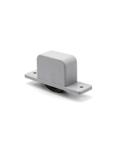 Rueda para empotrar unidireccional con aletas laterales ideal para cómodas, camas, o cualquier tipo de mueble que requiera despl