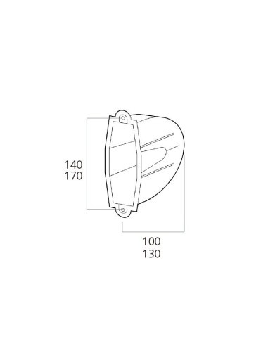 Cajetín de plástico para alojar el recogedor Milán y el recogedor de plástico blanco grande.