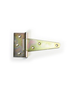 La bisagra tipo T está realizada en acero bicromatado lo cual le proporciona una mejor resistencia a la corrosión y a la oxidaci