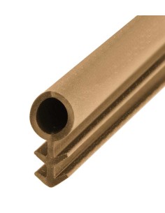 Junta autoextinguible de PVC flexible realizada en TPE (caucho termoplástico). Para regata de 3,5 x 6 mm.