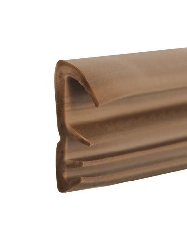 Junta autoextinguible de PVC flexible realizada en TPE (caucho termoplástico). Para regata de 4 x 8 mm.
