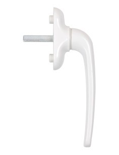 Cremona multipunto con 4 posiciones de enclavamiento a 90º para corredera y para oscilobatiente con cuadradillo de 7 x 35 mm. Re 2