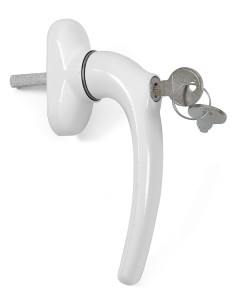 Cremona con cerradura, multipunto con 4 posiciones de enclavamiento a 90º para corredera y para oscilobatiente con cuadradillo d