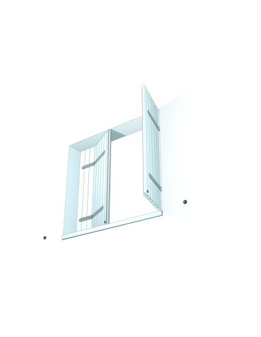 Retenedor imantado para persianas mallorquinas, ventanas, contraventanas o puertas sujetas a pared. Ideal como alternativa a los
