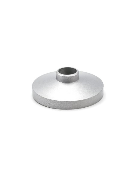 Embellecedor para pie nivelador con base de 40 mm. El embellecedor cubre en su totalidad la base negra del pie nivelador proporc