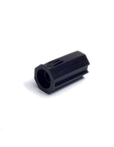 Contera de plástico de 40 mm de diámetro, 71,5 mm de largo para rodamiento de 28 mm de diámetro, para eje de 42 mm.