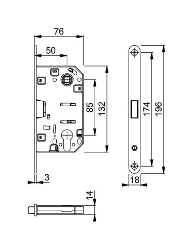 Cerradura magnética AR-MAG-LOCK Arrone