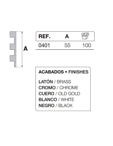 Bisagra para mueble 401