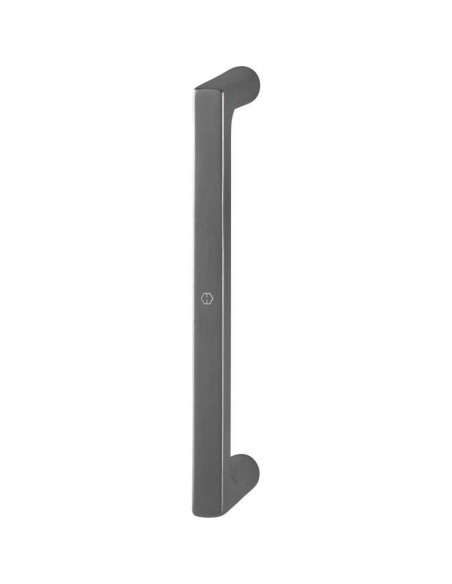 Manillón recto en latón acabado Resista para puertas interiores con fijación no visible. Para puertas de aluminio, de madera o d