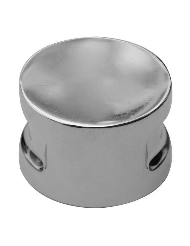 Pomo para mueble o armario realizado en zamak. Tiene un diámetro de 30 mm y una altura de 20 mm.