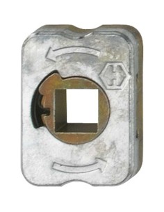 Muelle de recuperación para manillas con roseta oval.