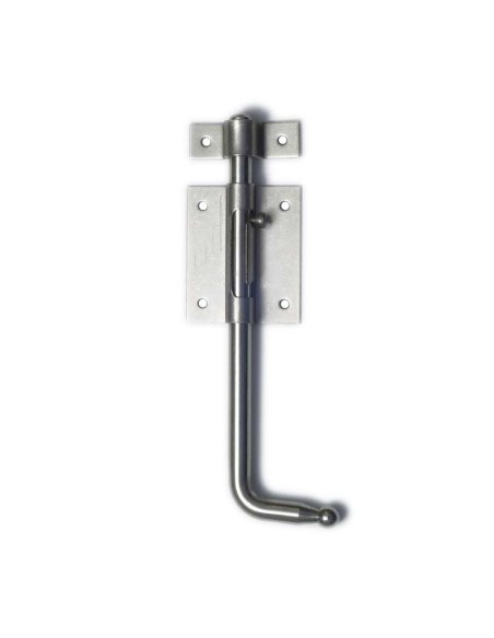Pasador con base para atornillar aunque también admite soldadura. Varilla de 14 mm. Realizado en cincado trivalente de alta resi