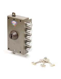 - Caja estrecha. 
- Cilindro acorazado con protección antitaladro y antiganzúa.   
- 170.000 combinaciones con pitones adicional