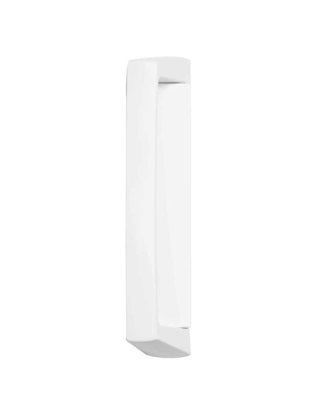 Asa con diseño integrado que impide la visión de los tornillos de fijación. Se aconseja su uso como herraje exterior para ventan