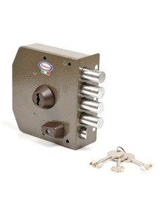 - Cilindro acorazado con protección antitaladro y antiganzúa. 
- 170.000 combinaciones con pitones adicionales antitaladro. 
- C