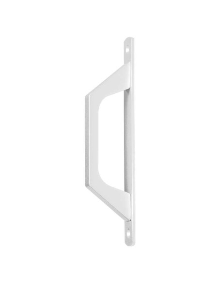 Asa de aluminio extrusionado para puertas y ventanas. Se fija mediante tornillos al perfil de la puerta o ventana. Diseño discre