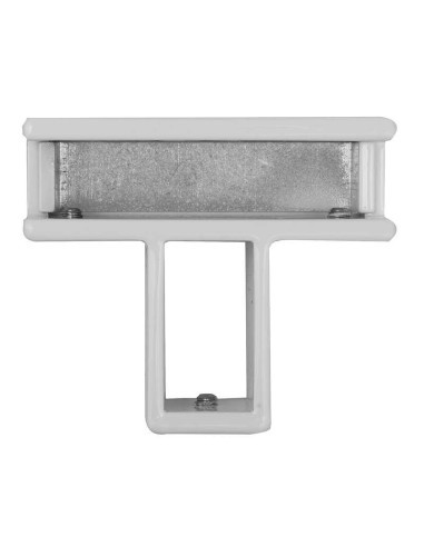 Soporte fijo en aluminio extrusionado para cristal y tubo. Certificado por Cidemco.