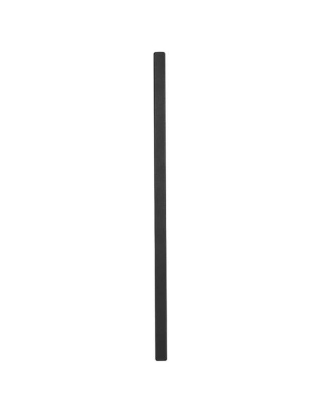 Tirador para mueble o armario realizado en zamak. Tiene una longitud total de 137 mm, una distancia entre centros de 128 mm y un