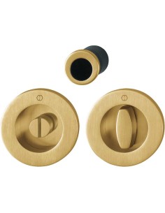 KIT CORREDERA REDONDO M471 KIT 5 LATON SATINADO F78-1-R