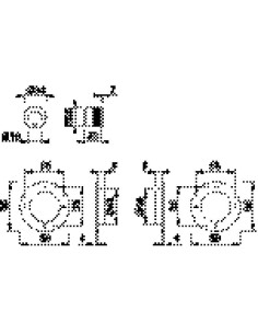 KIT CORREDERA REDONDO M471 KIT 5 LATON SATINADO F78-1-R 2