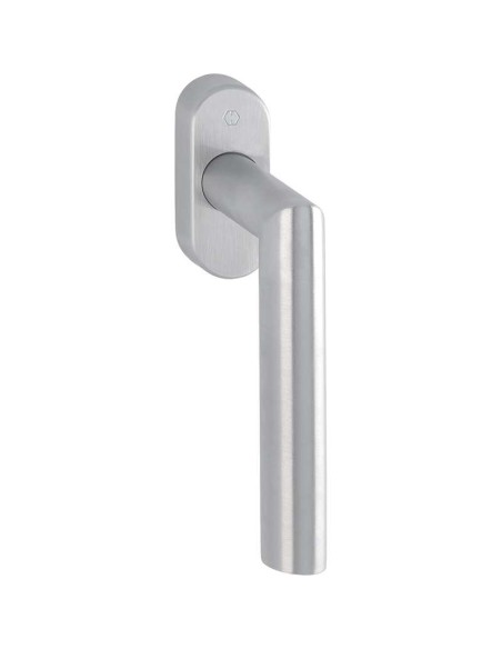 Manilla para ventana oscilobatiente verificado según norma DIN EN 13126-3 23/180-0150/03/C1. Posición de enclavamiento 90º, la r