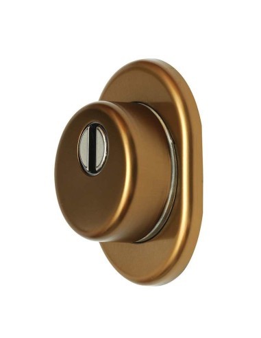 Escudo protector de alta seguridad antitaladro y antitubo con un Ø50 mm y distancia entre centros 32.