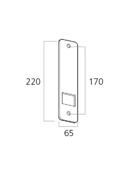 Placa embellecedora de acero inoxidable de 0,5 mm de grosor para recogedor Milán 49581, 41002.