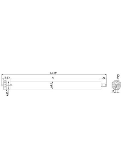 Motor vía radio Blu 45