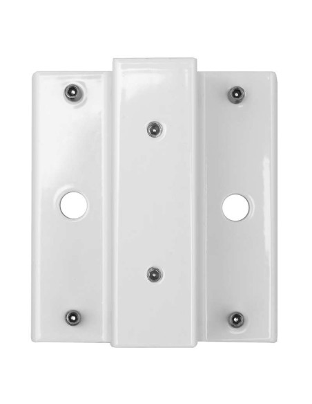 Soporte de aluminio extrusionado para volar barandillas en escaleras y terrazas. Certificado por Cidemco.