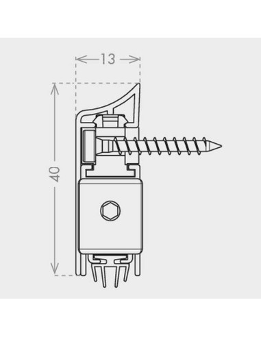 Burlete automático ideal para todo tipo de puertas batientes. Ideado para instalar en la parte exterior de las puertas. Garantiz