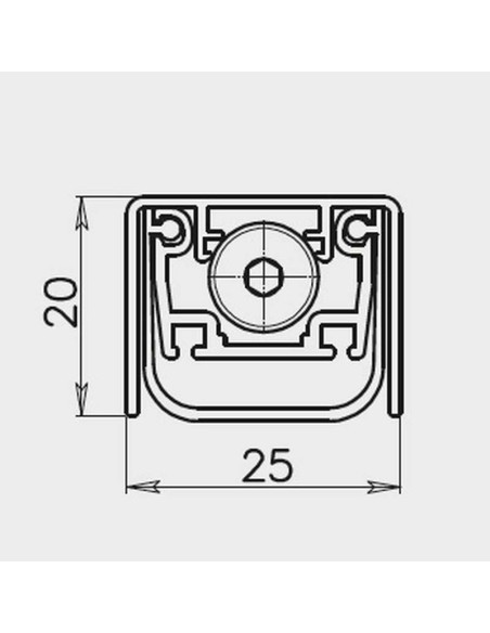 Burlete de embutir para puertas de PVC, de aluminio o de seguridad. Certificado para 50dB de aislamiento acústico por el institu