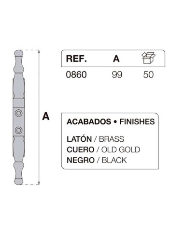Bisagra para mueble 860
