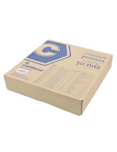 <p>Cinta para persiana enrollable realizada a base de multifilamento polipropileno 1000. Urdimbre realizada con 95 hilos de poli