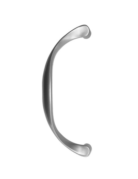 Juego de tiradores de aluminio, ambidiestro para puertas de aluminio, madera o vidrio. Ideal para puertas de portal de fincas o 