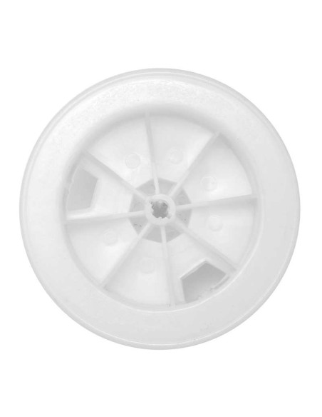 Disco de plástico de 160 mm de diámetro para espiga de 10 mm, para eje de 42 mm y para cinta de 22 mm.