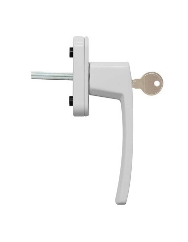 Cremona con cerradura, multipunto con 4 posiciones de enclavamiento a 90º para corredera y para oscilobatiente con cuadradillo d