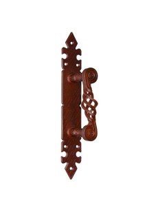 Tirador realizado en acero, pintado con pintura de poliéster negro. Se suministra con tornillos de fijación a juego. Adecuado pa