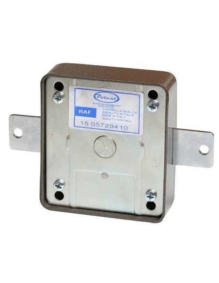 Se suministran con tornillos de fijación.
Interior pomo. Acabado con pintura epoxy anti ralladuras en marrón martelé