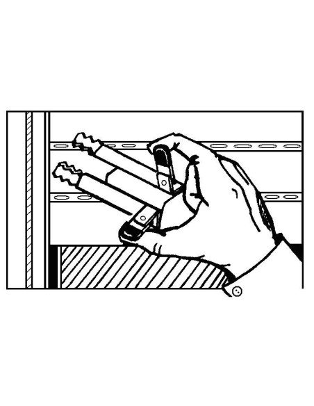 Seguro para persiana tipo cuña